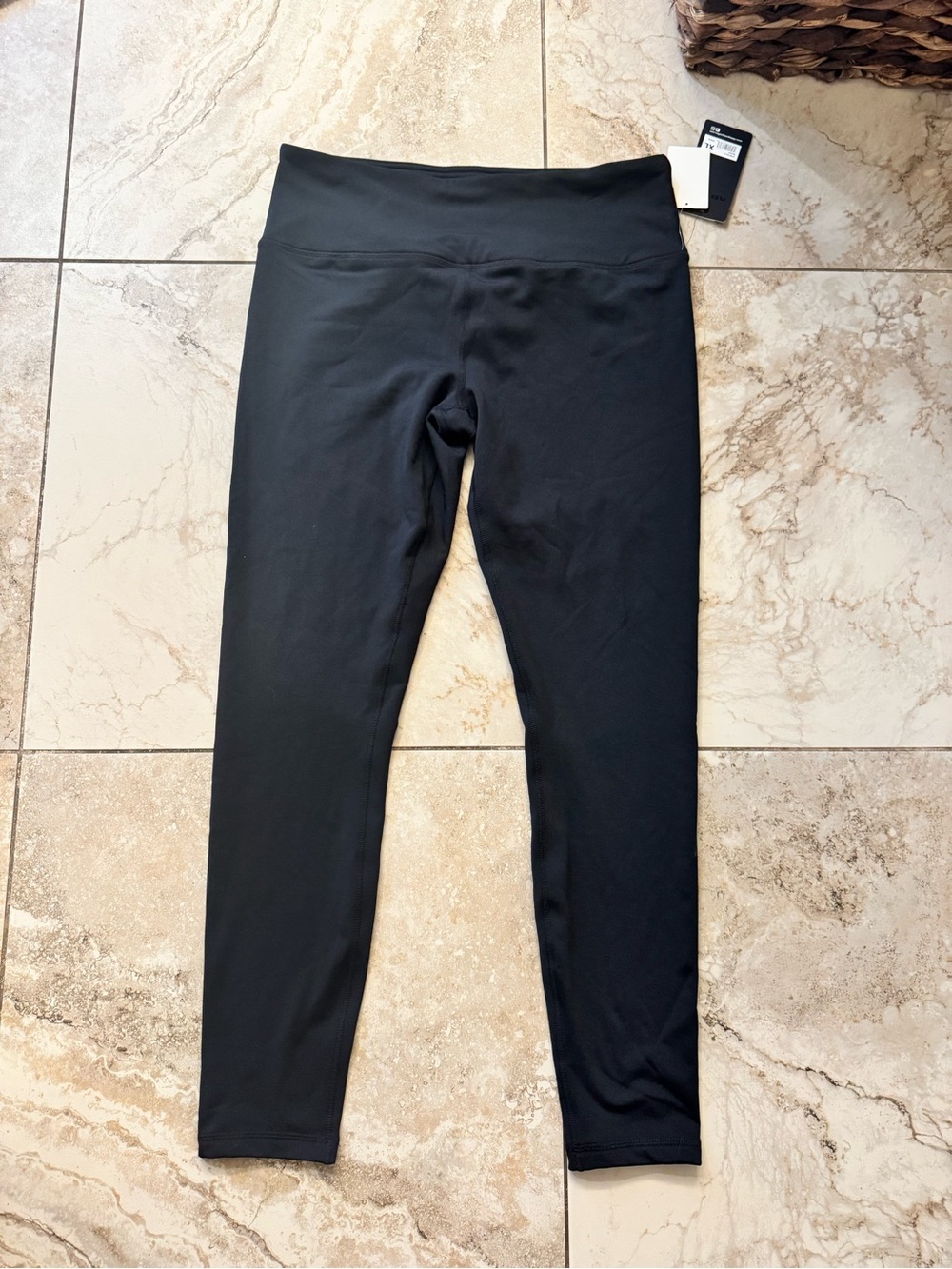 90 Degree By Reflex Black PolarFlex Fleece-Lined Leggings